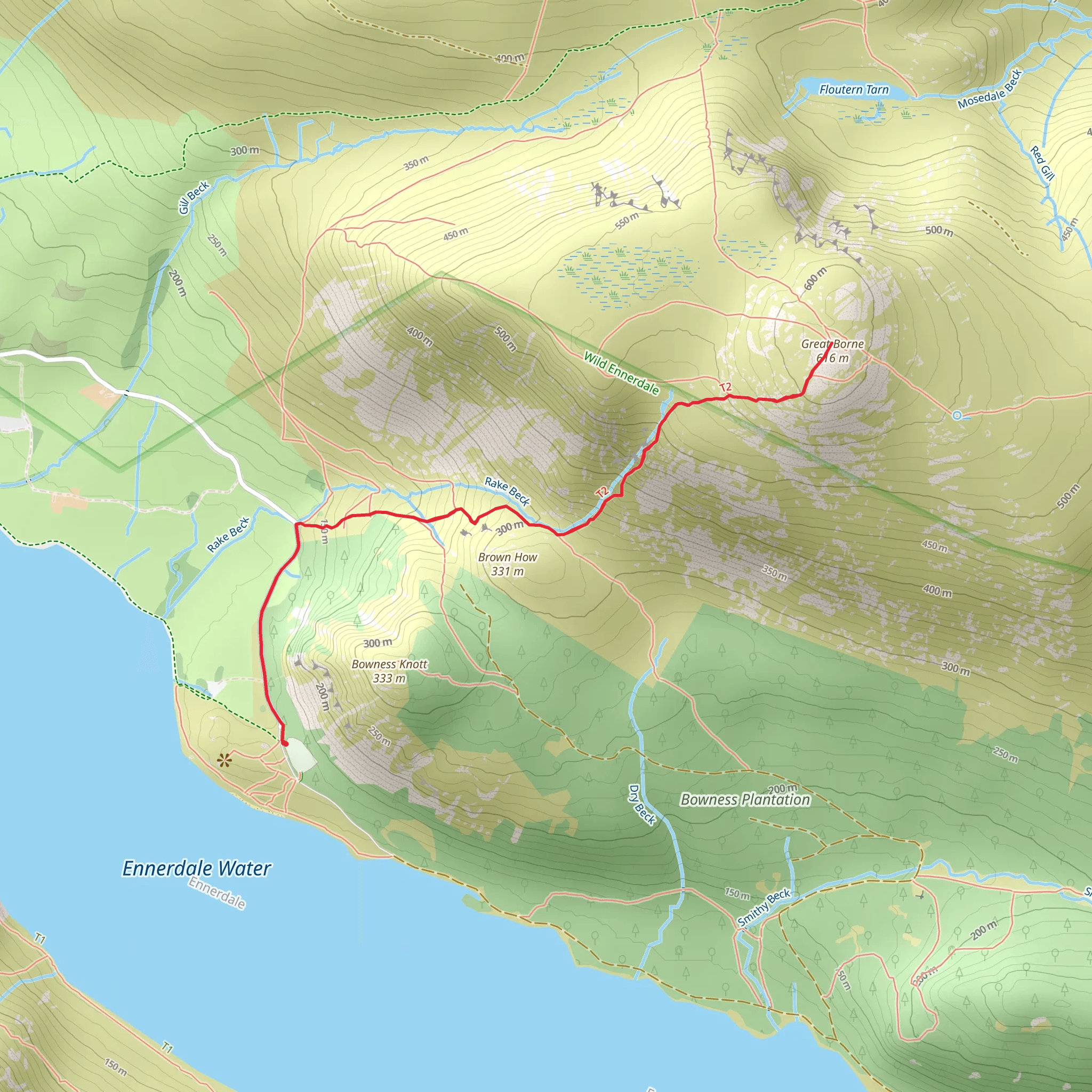 Great Borne mobile static map