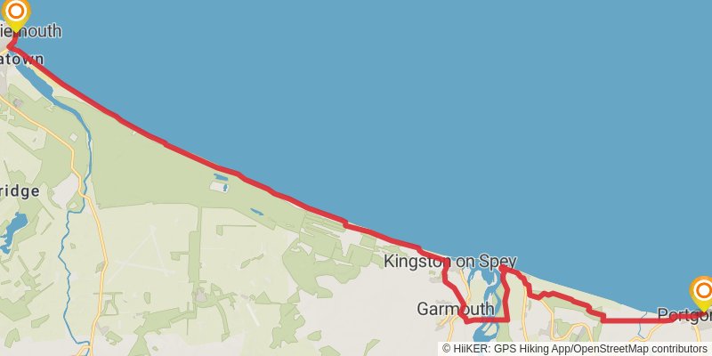 Moray Coast Trail stage 3 Map