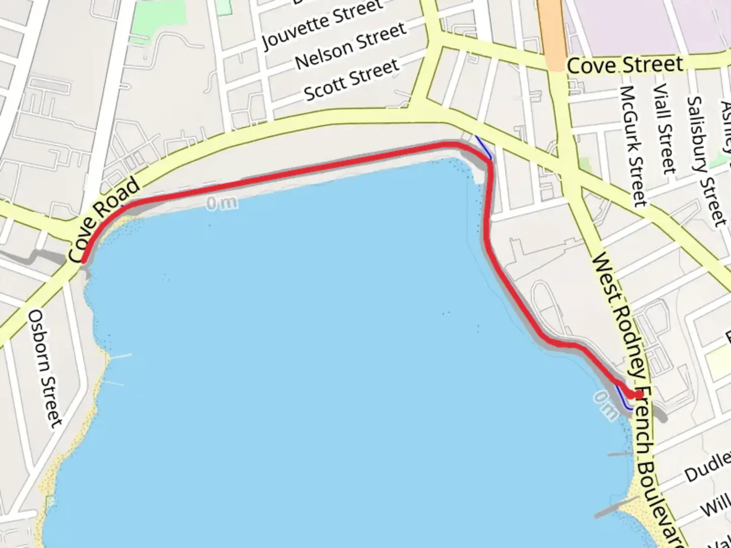 An image depicting the trail Clark's Cove Trail and its surrounding area.
