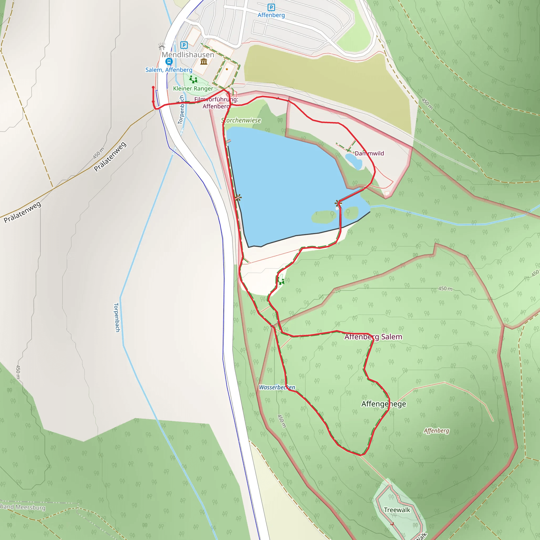 Blaulochstraße and Im Wingert Loop mobile static map