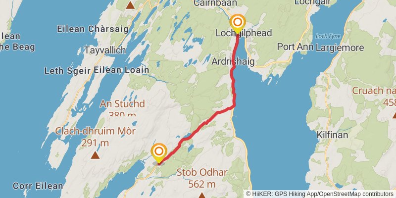 Slí Cholmcille stage 27 Map