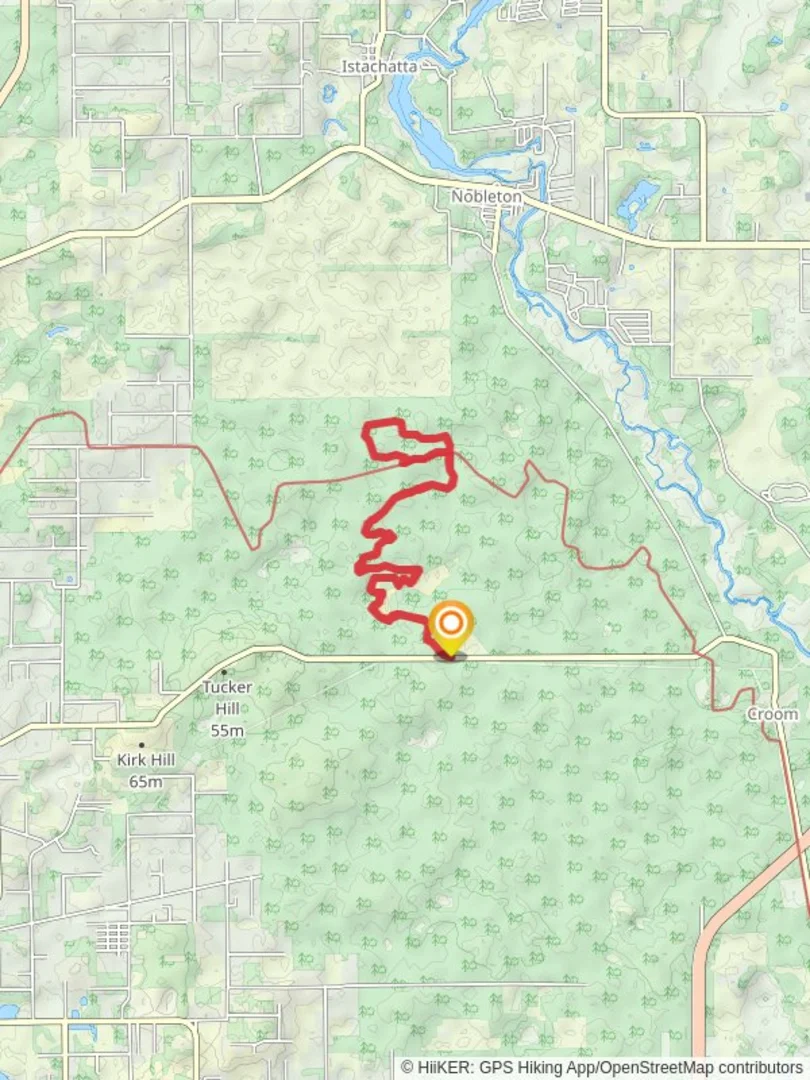 An image depicting the trail Sugar Mountain Loop via North Yellow and its surrounding area.