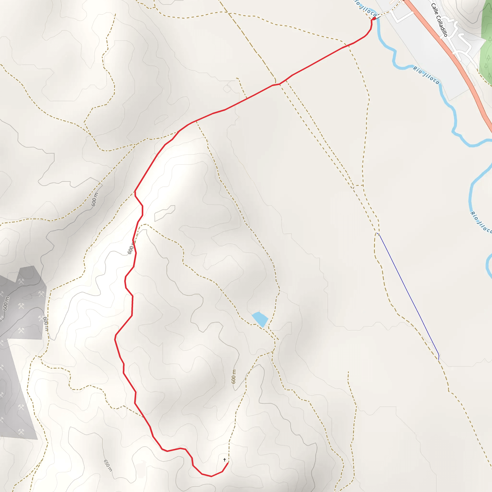 Paracuellos de Jiloca - Cerro Santa Cruz SL Z 51 mobile static map