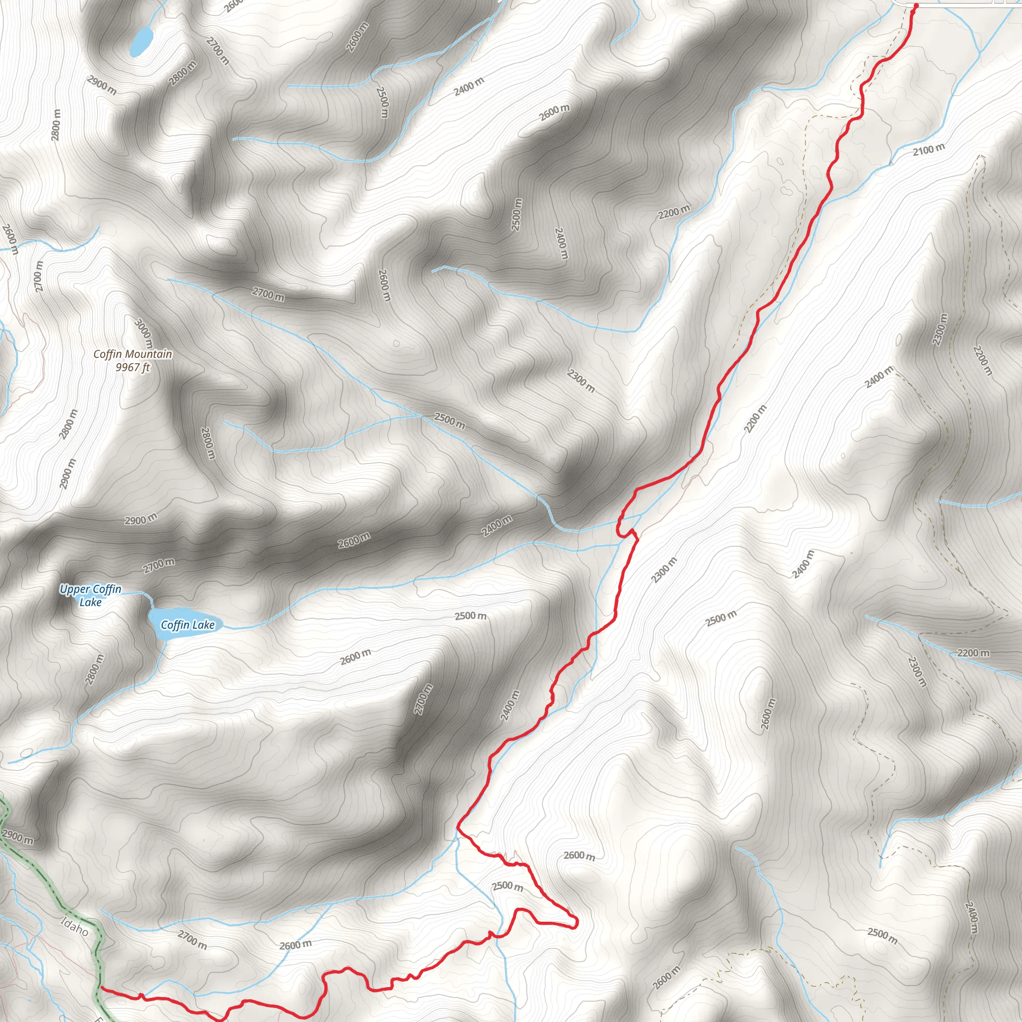 Watkins Creek Trail mobile static map