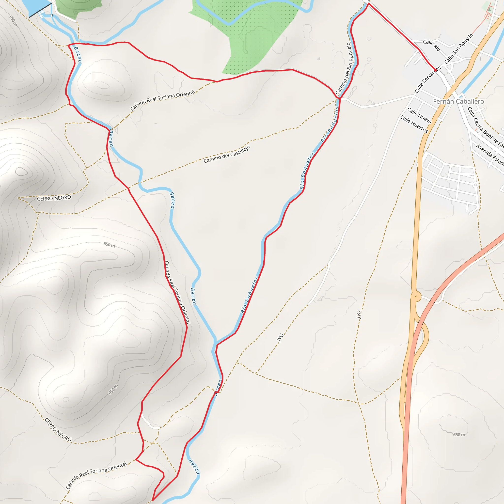 Fernancabballero - El Congosto PR CR 43 mobile static map