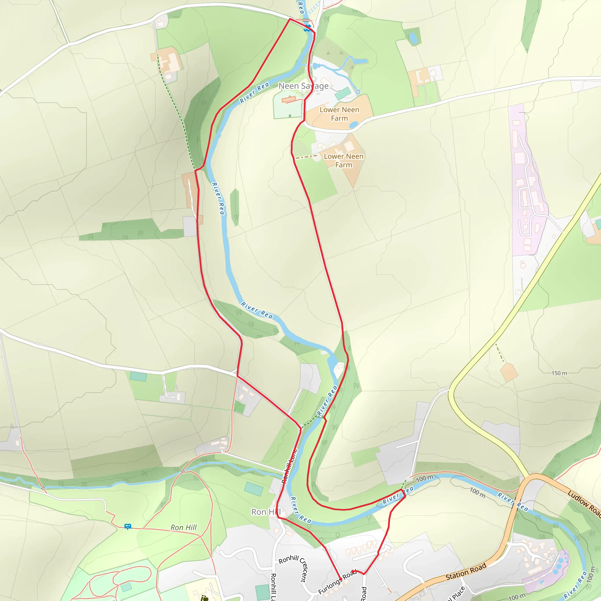 Cleobury Mortimer mobile static map