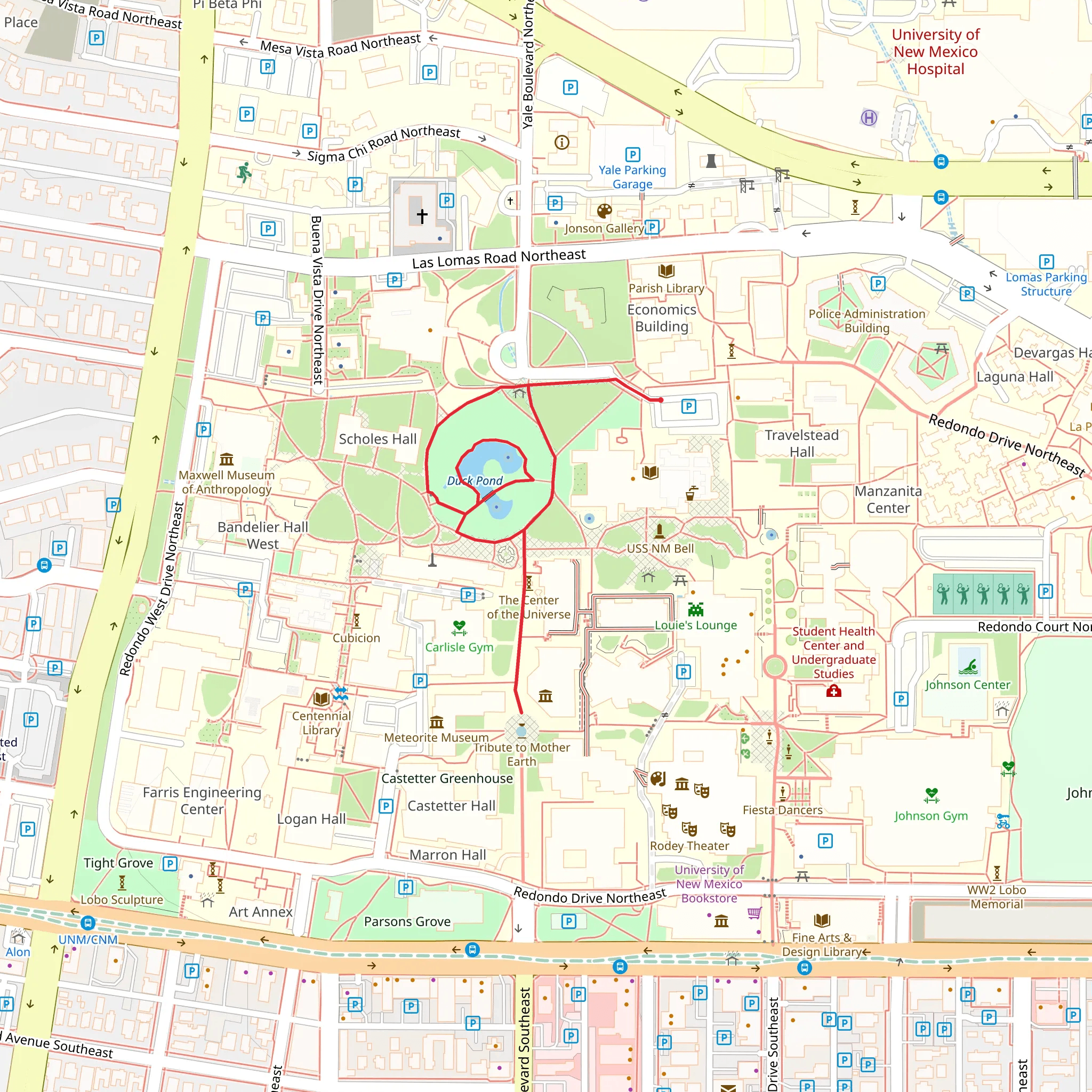 Duck Pond Loop mobile static map
