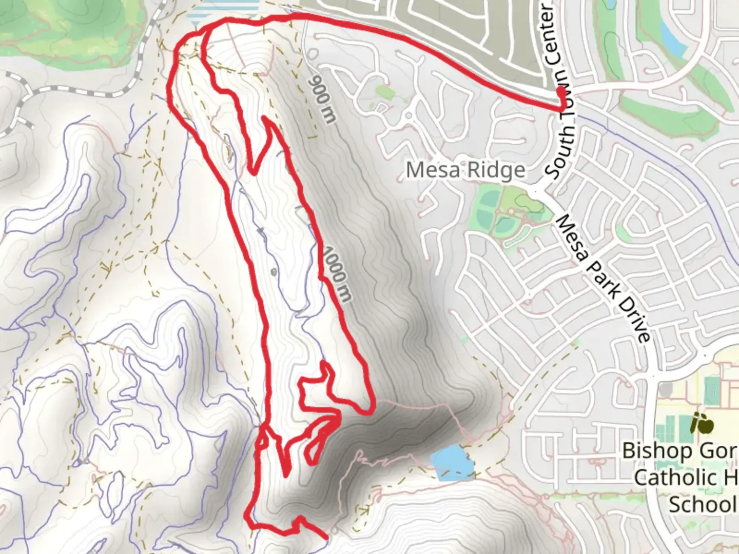 An image depicting the trail ORV Dirt Park, Permargin and Morgan's Mile Loop and its surrounding area.