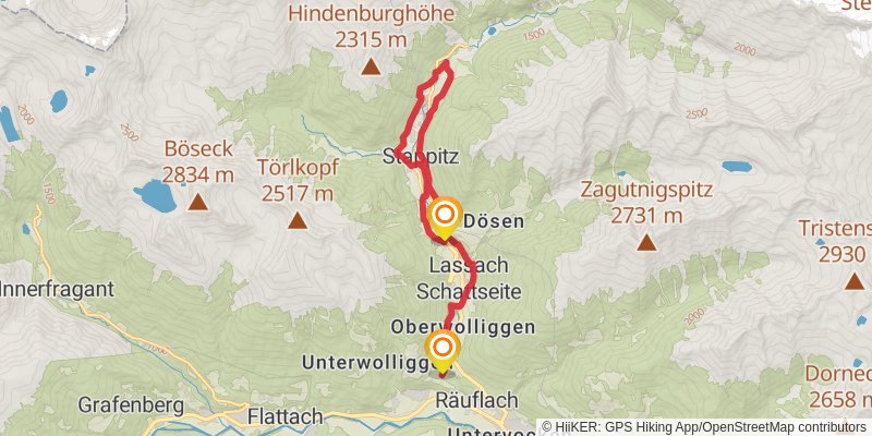 Alpe - Adria Trail stage 7 Map