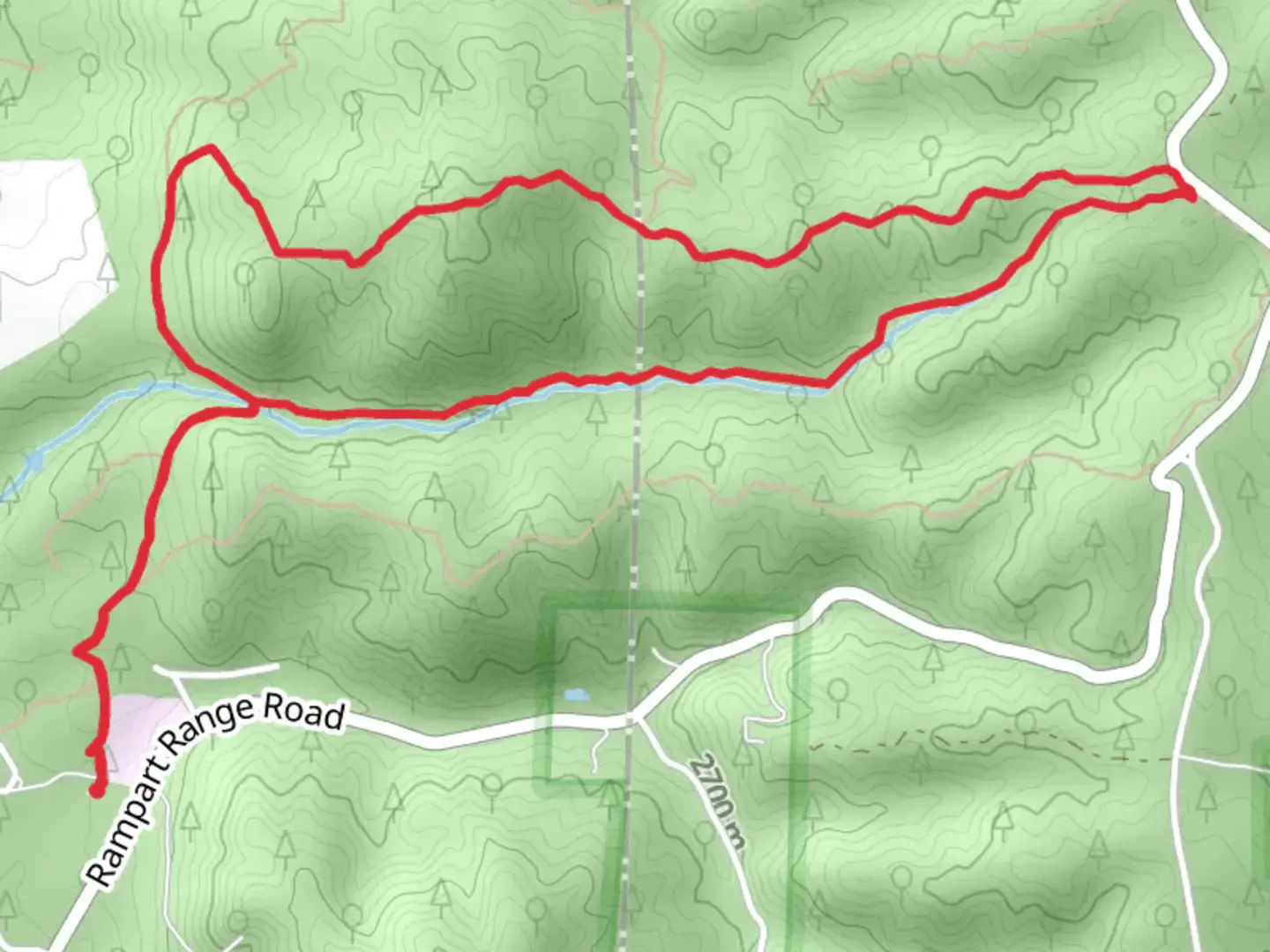 An image depicting the trail Lovell Gulch Loop Trail and its surrounding area.