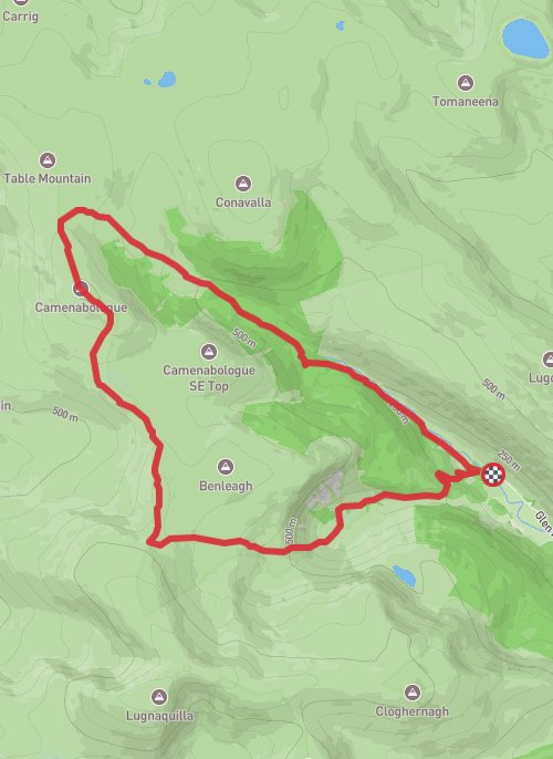 A map preview of the recording Camenabalogue from Baravore.