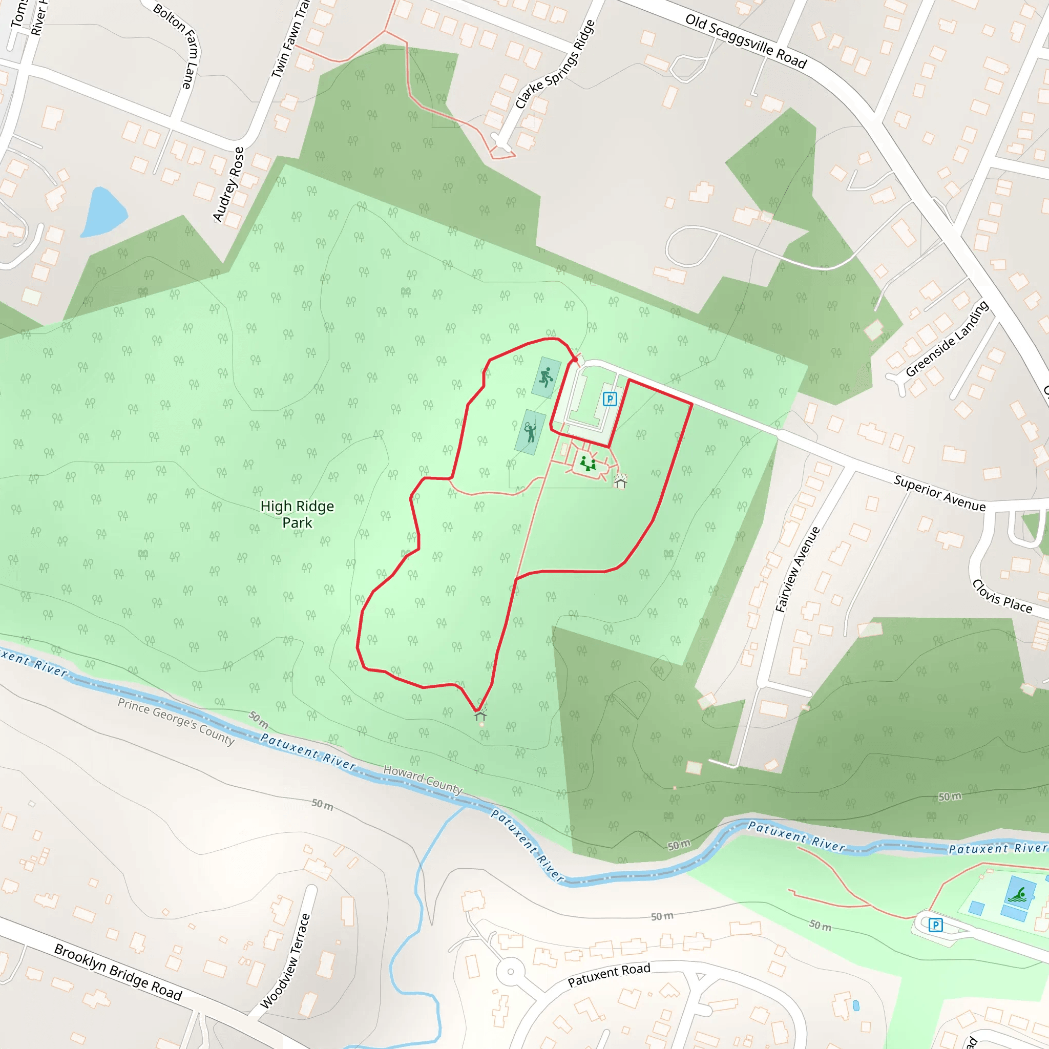 Superior Avenue Loop mobile static map