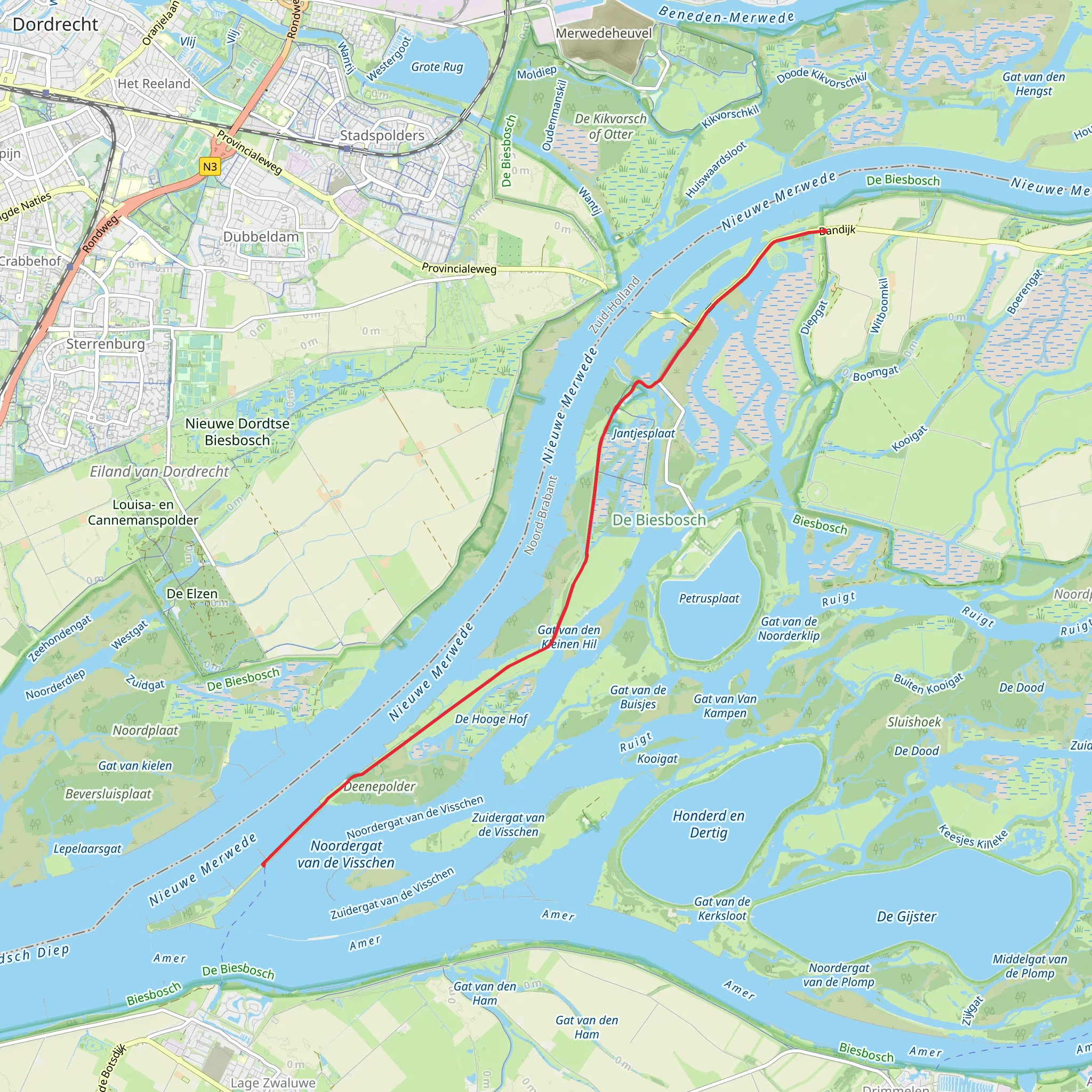 Jacominaplaat via Deeneplaat Weg mobile static map