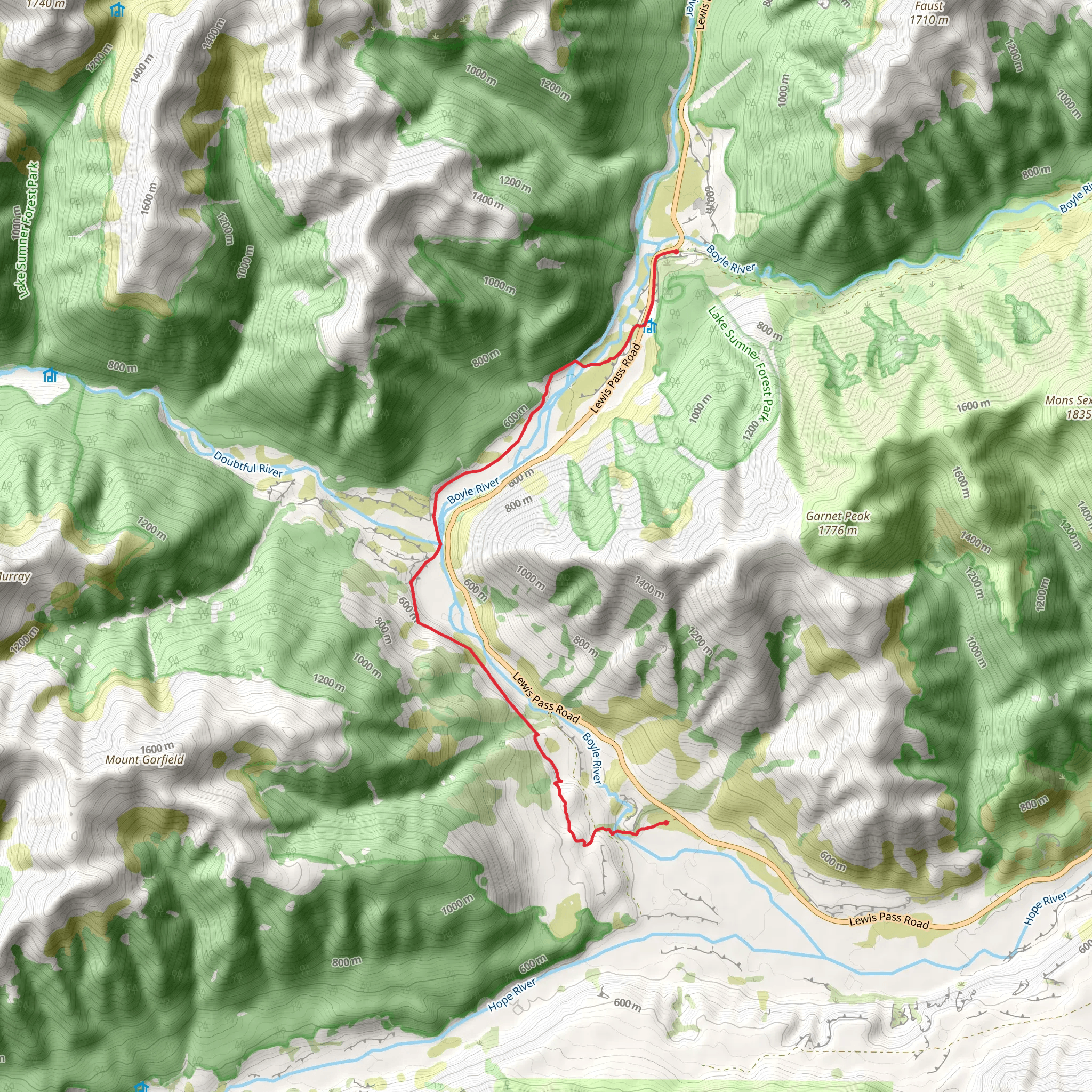 Tui Track mobile static map