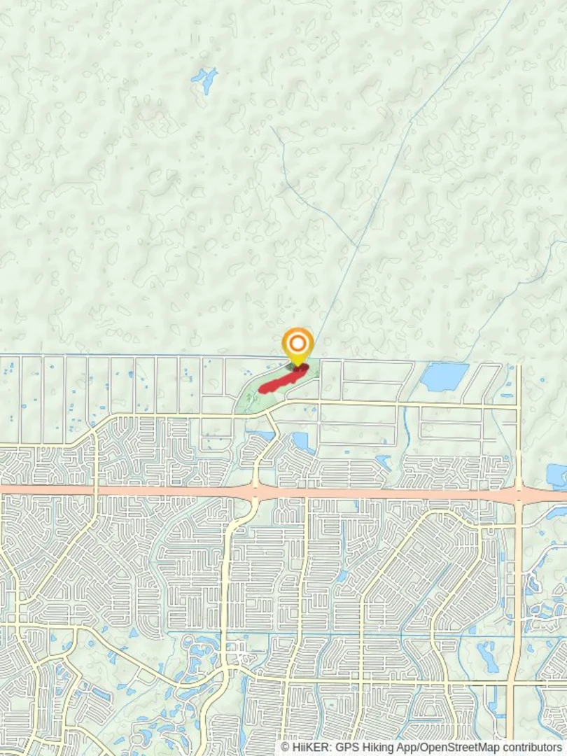 An image depicting the trail Myakkahatchee Creek Environmental Park Loop and its surrounding area.