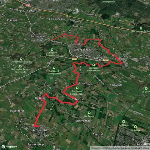 Archterveld to Renswoude via Dashorsterpad and Utrechtpad