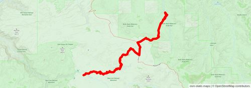 Southwestern Horseshoe Trail stage 10 Map