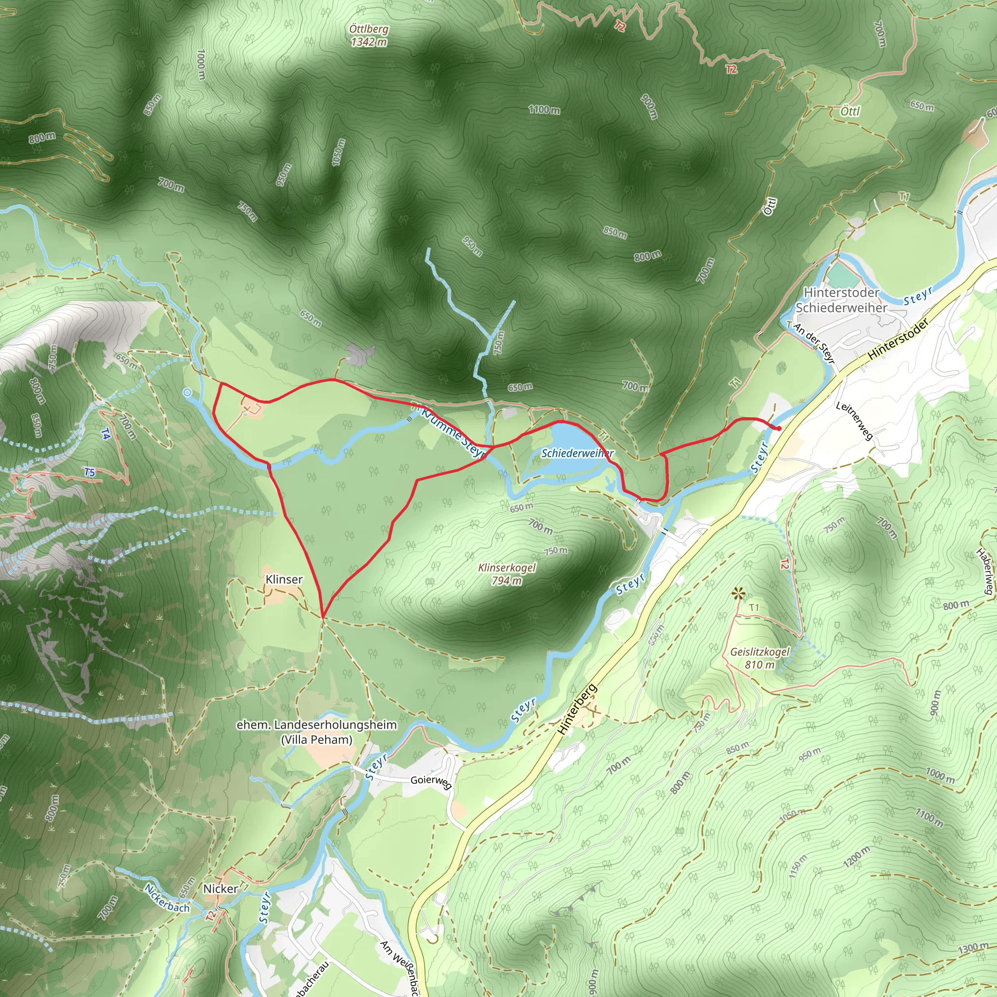 Polsterlucken Loop Trail mobile static map