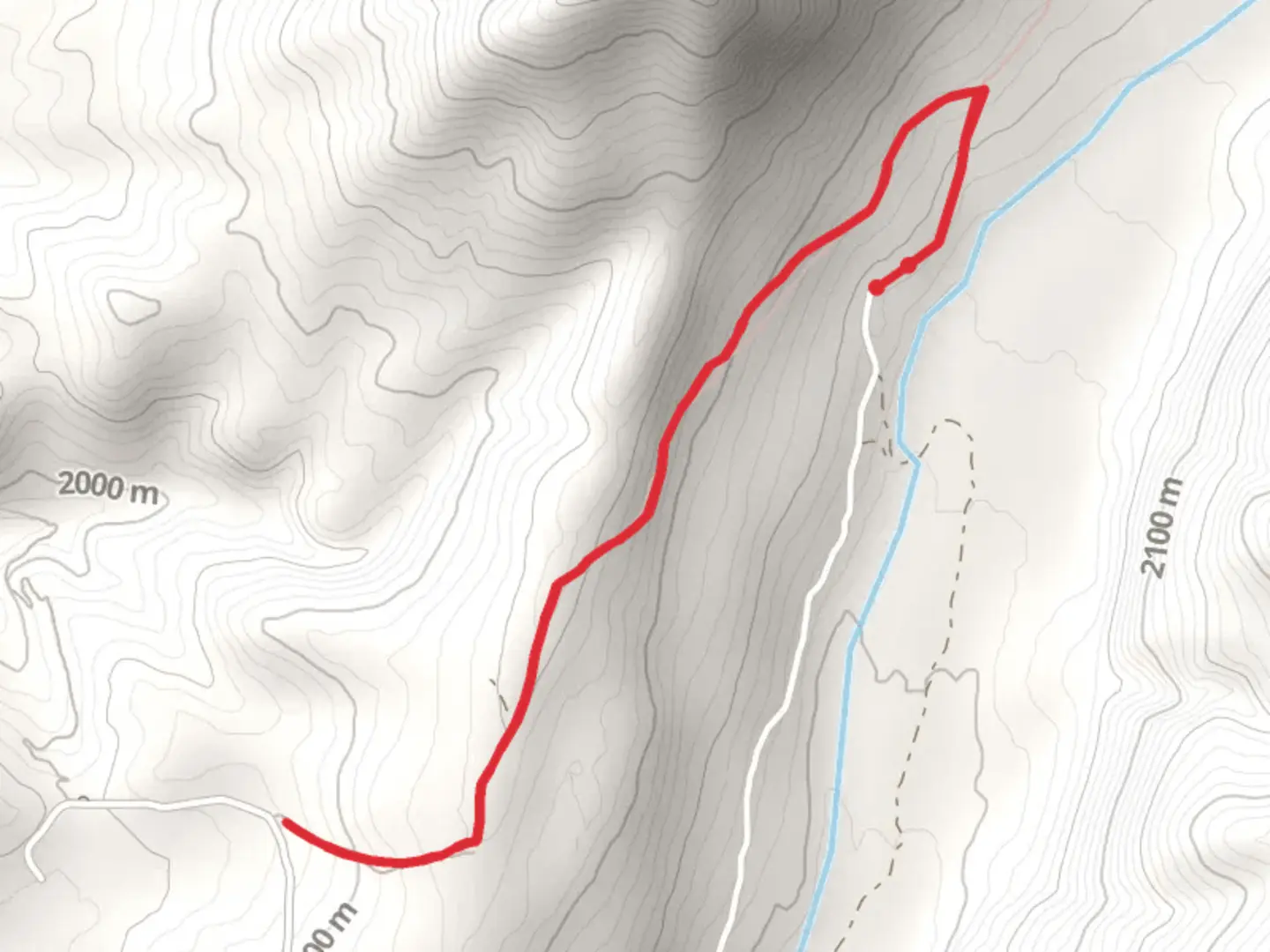 An image depicting the trail Ibex Trail and its surrounding area.