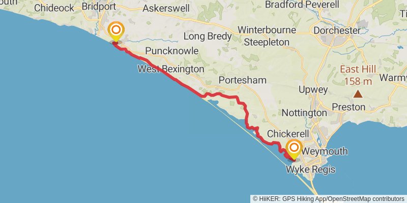 Plymouth to Dover Walk stage 15 Map