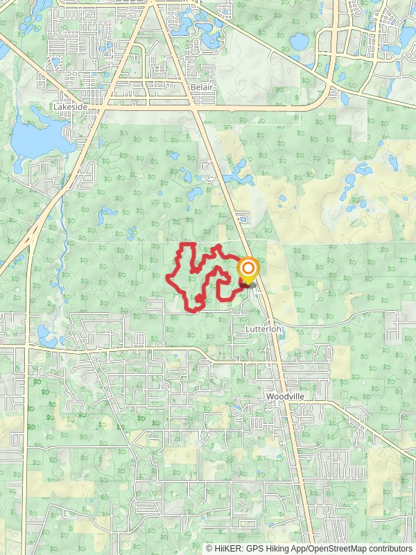 Twilight Trail East and West Loop mobile static map
