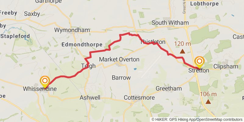 Rutland Round stage 5 Map