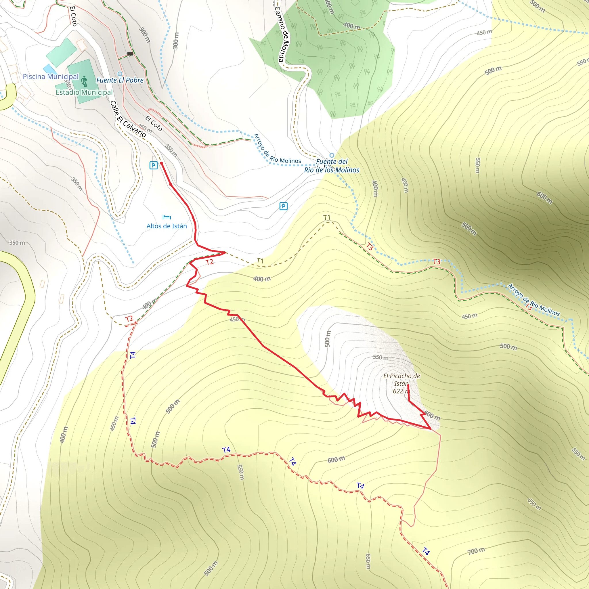 Istan - El Picacho mobile static map