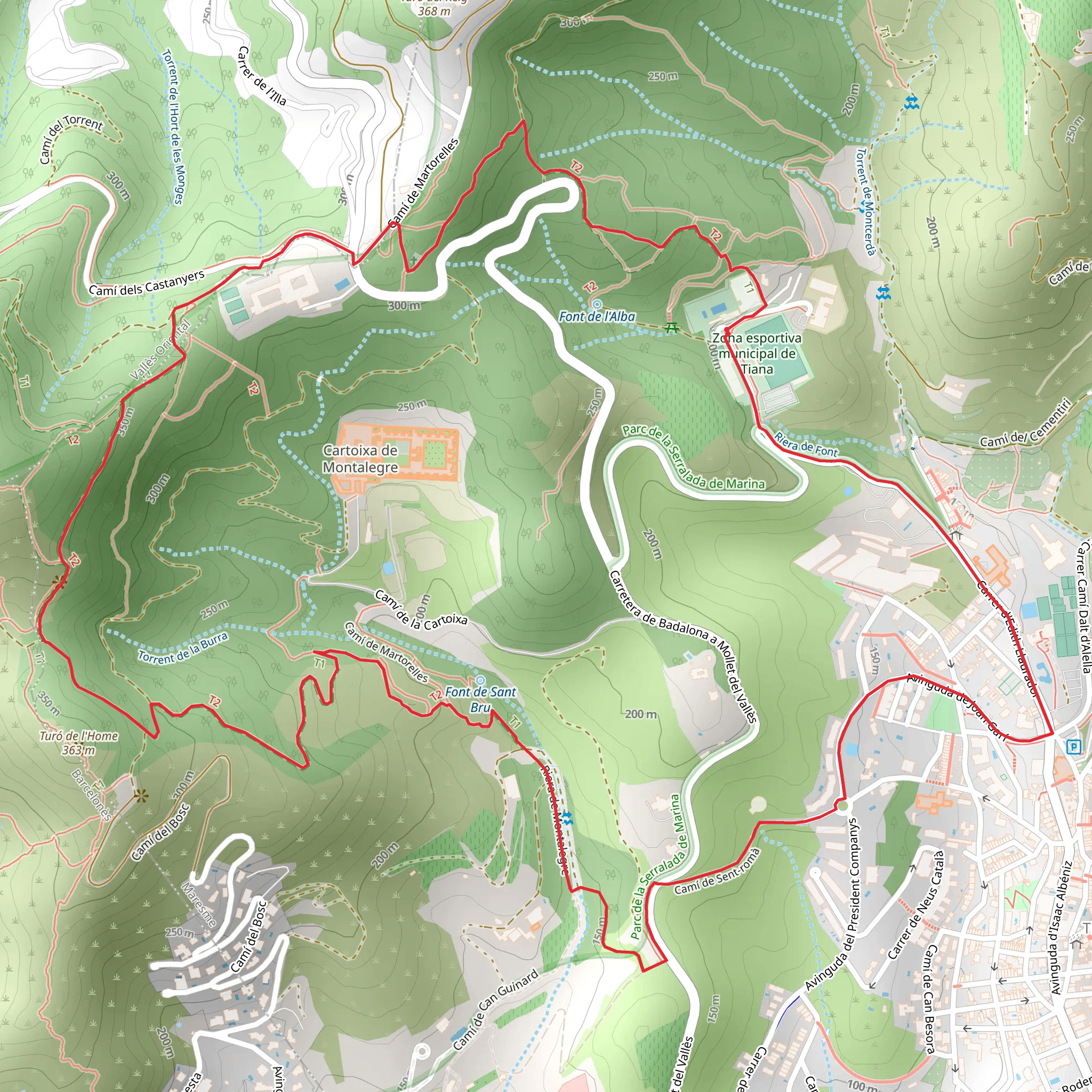 The Vall de Montalegre SL C 145 mobile static map