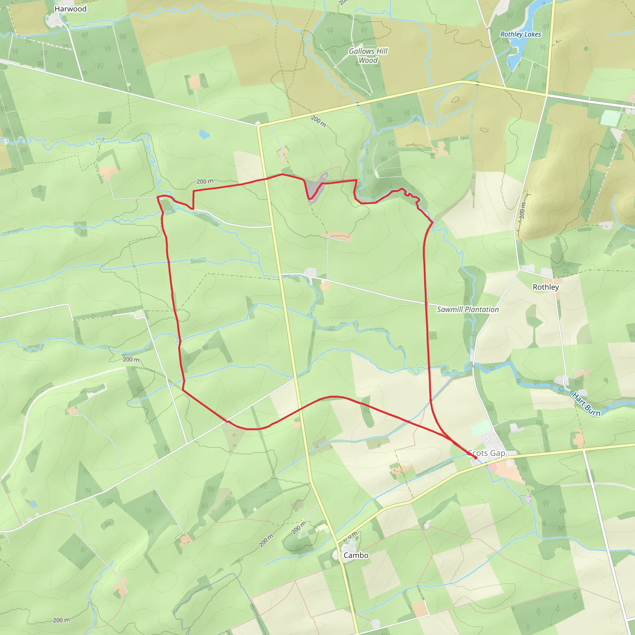 Wannie Line Walk mobile static map