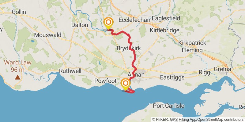 Annandale Way stage 5 Map