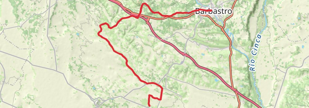 GR 45 - Somontano Trail stage 3 Map