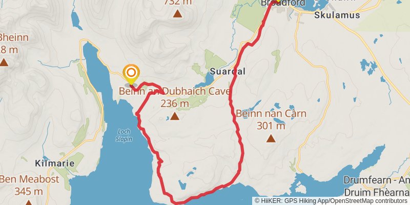 Skye Trail stage 7 Map