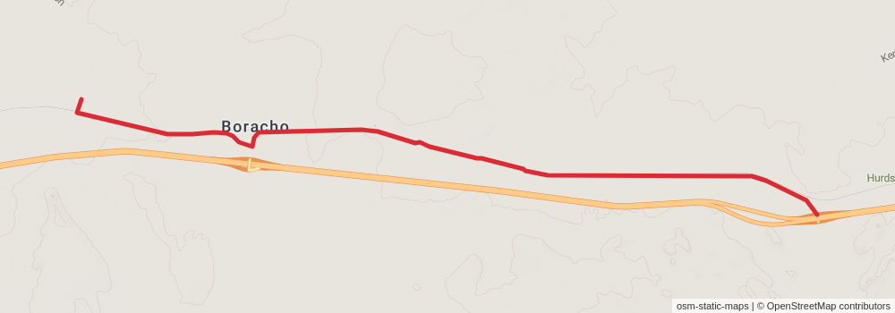 American Perimeter Trail - Texas Primary stage 14 Map