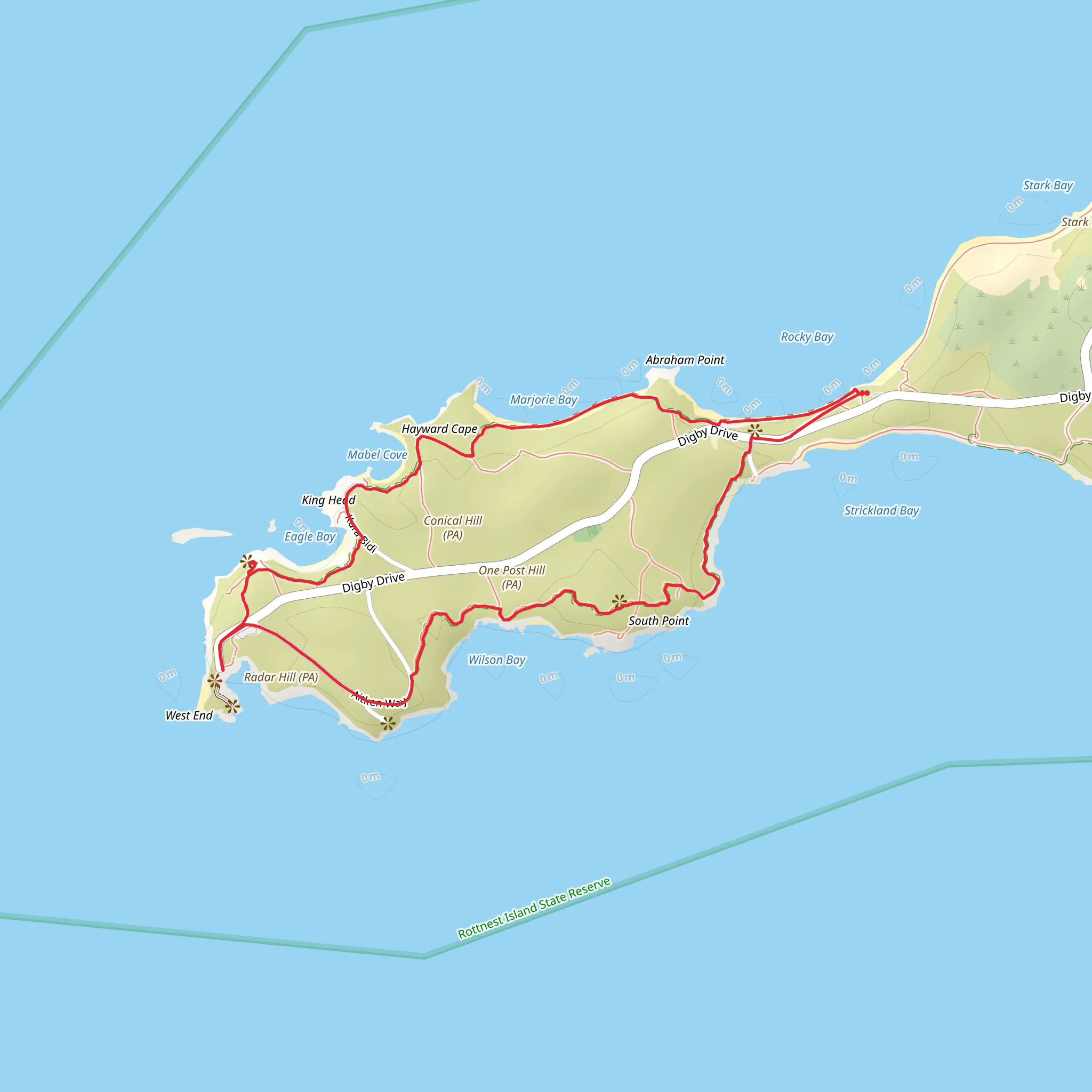 Ngank Wen Bidi Walk mobile static map