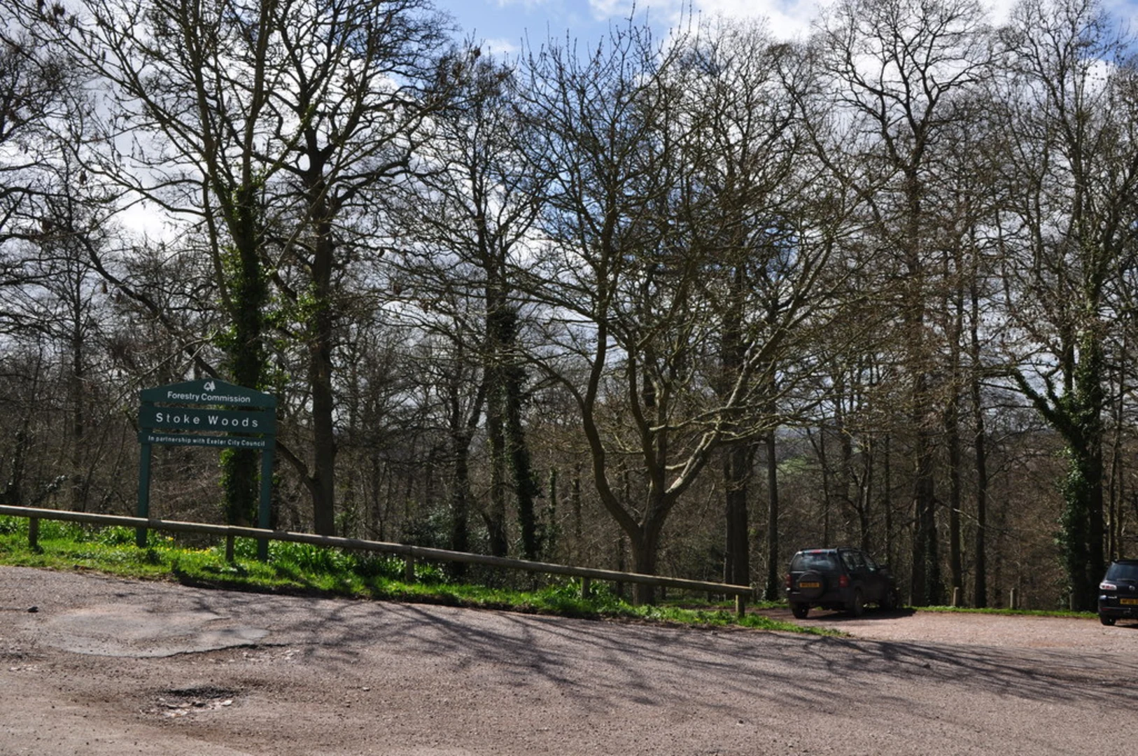 An image depicting the trail Stoke Woods Outer Loop and its surrounding area.