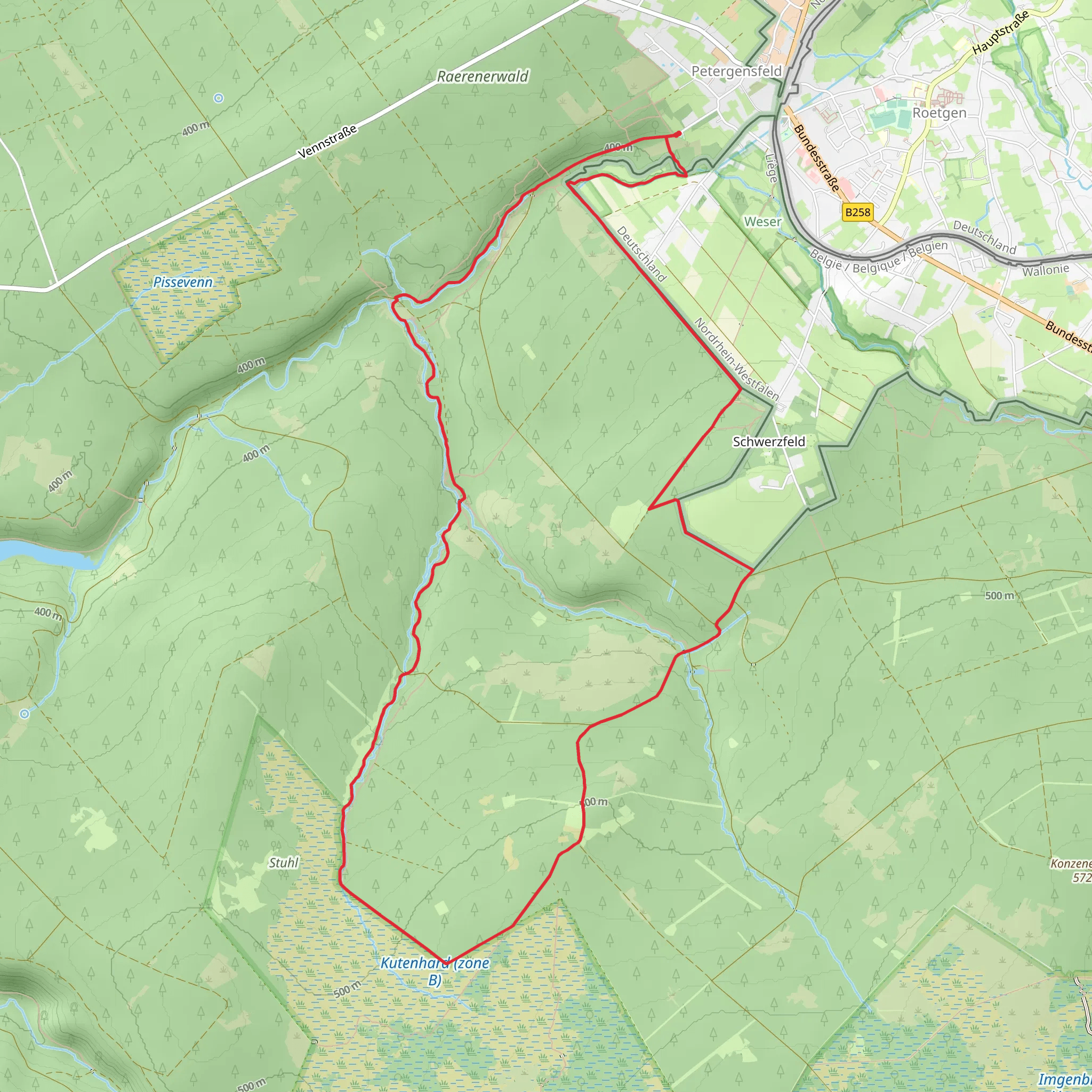 Eschbach via Petergensfeld and Eifelsteig mobile static map