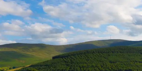 An image depicting the trail Windfarm Loop and its surrounding area.