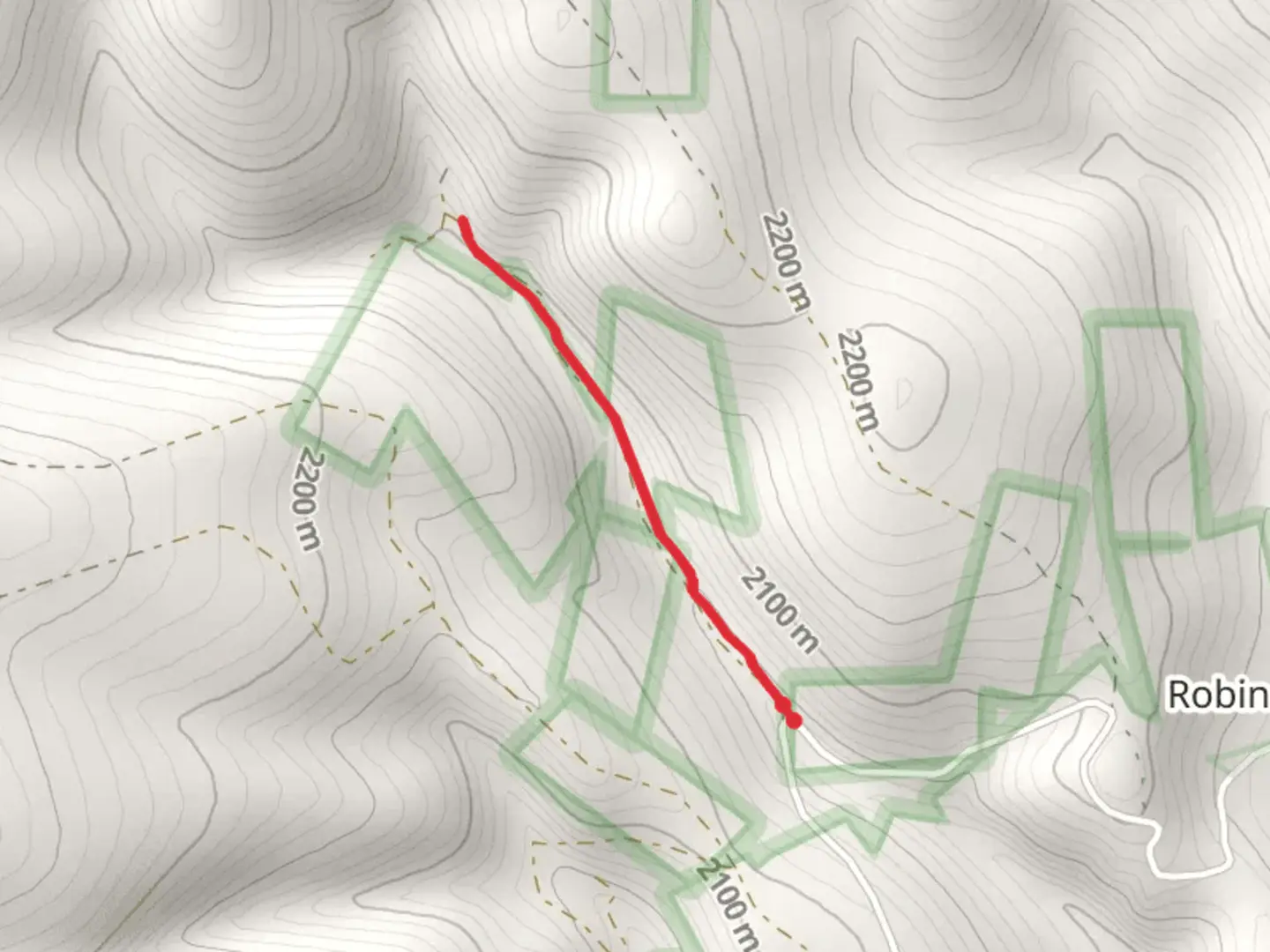 An image depicting the trail Horseshoe Fraction Trail and its surrounding area.
