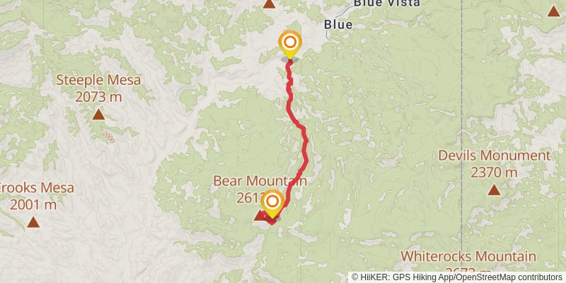 Largo Trail via Lanphier Trail stage 2 Map