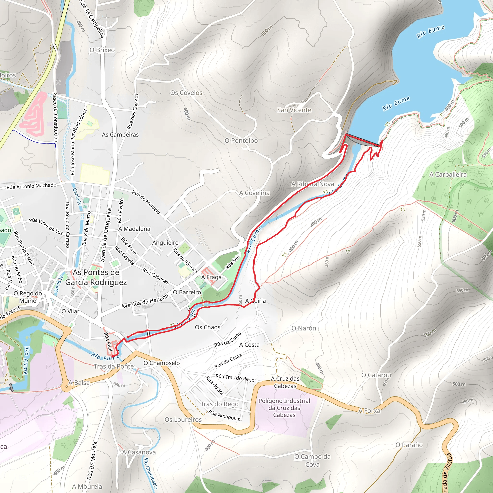 Senda da Ribeira PR G 203 mobile static map