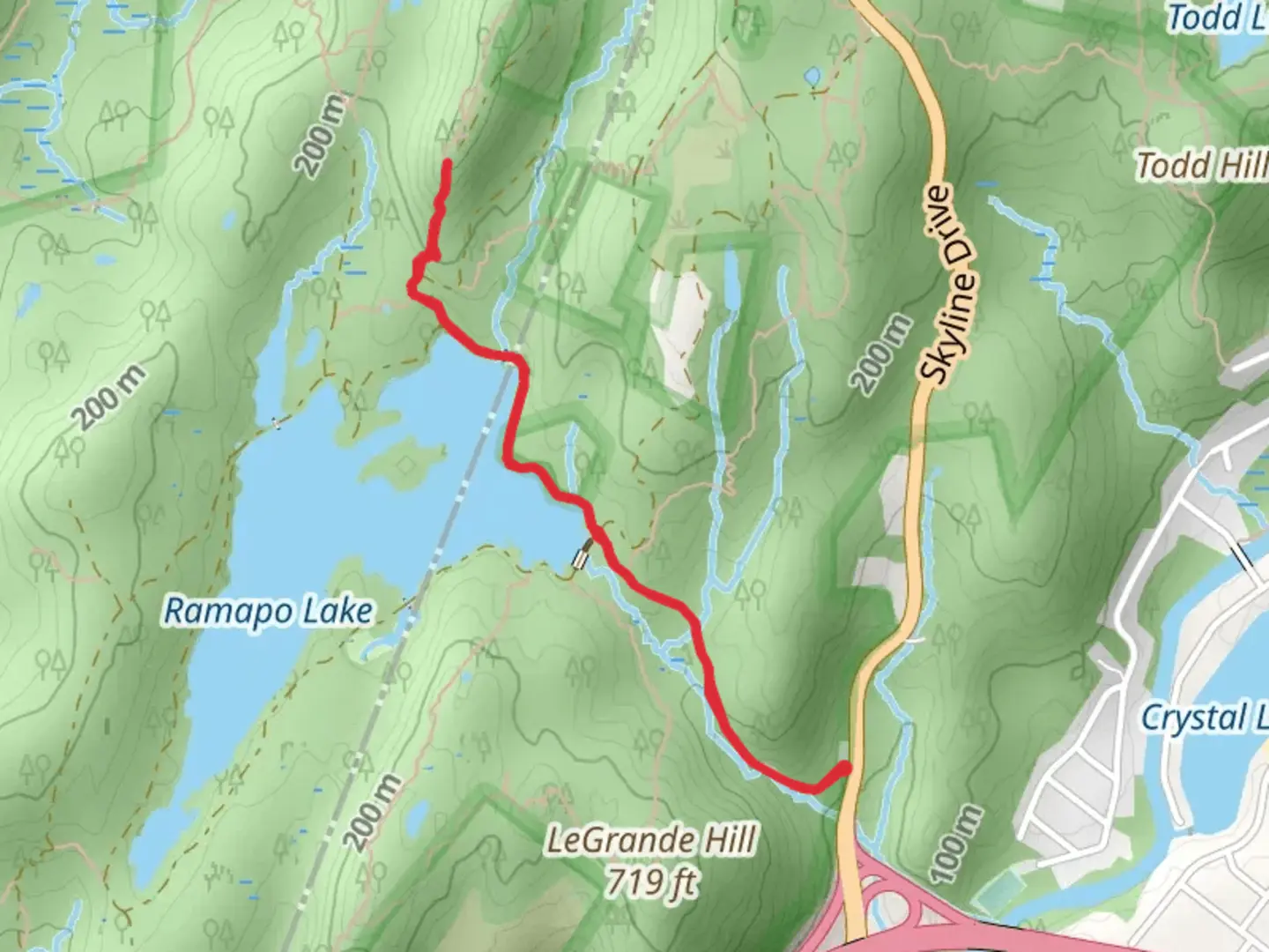 An image depicting the trail Castle Point Trail and its surrounding area.