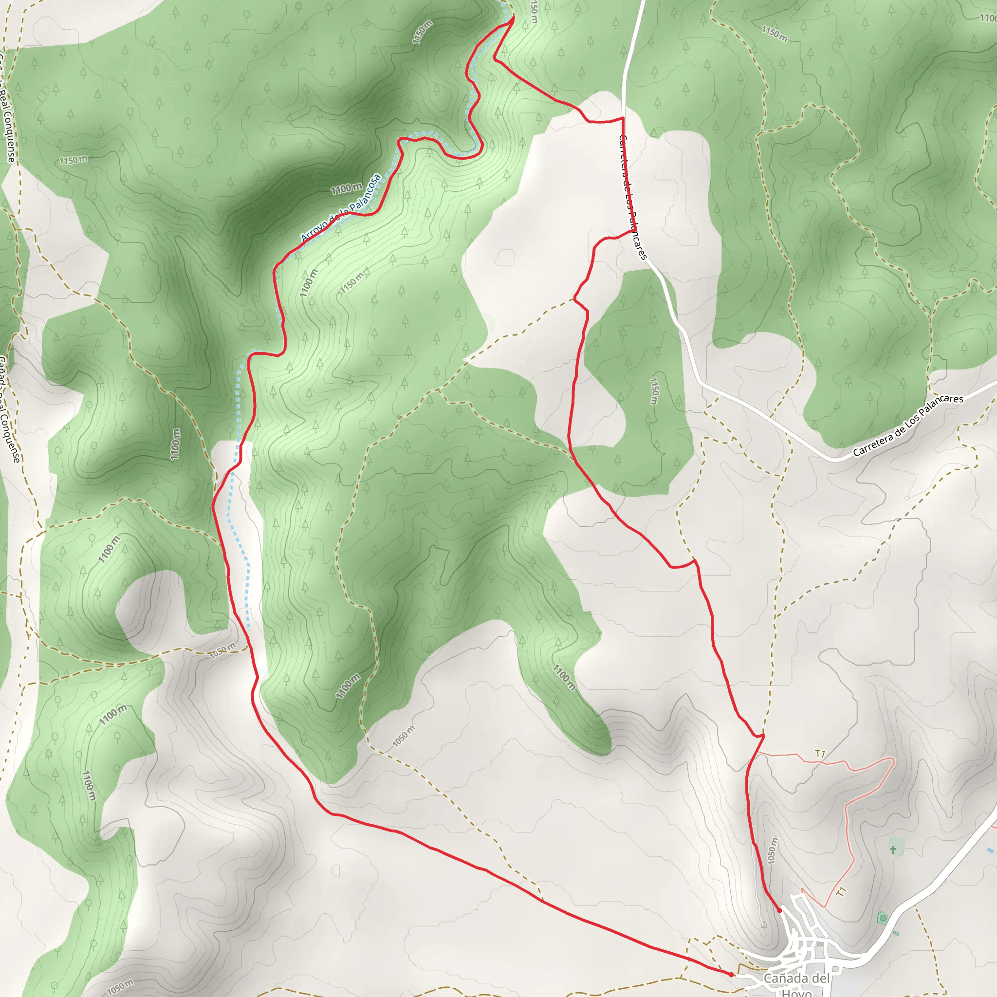 La Palancosa Ravine PR CU 88 mobile static map