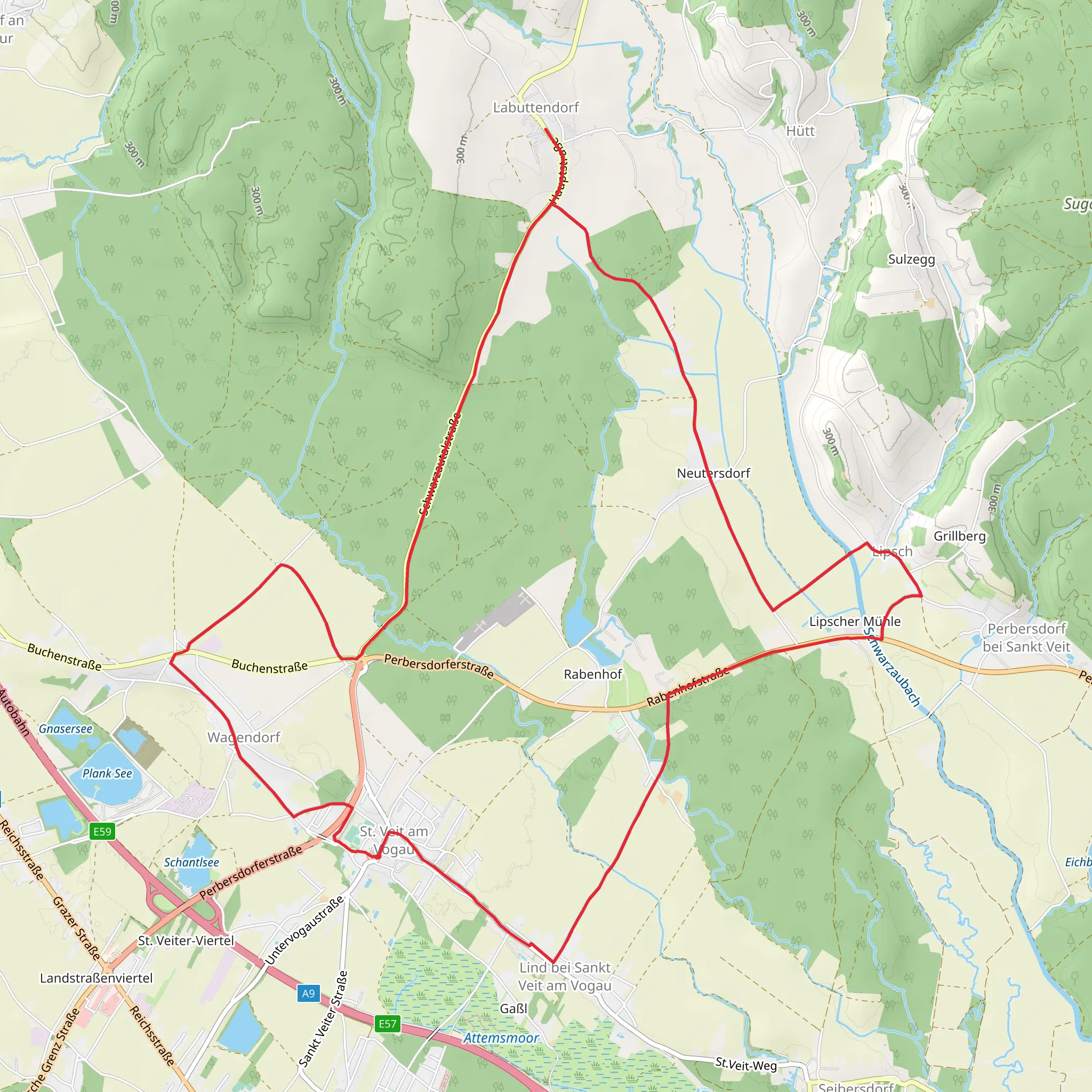 Sankt Veit am Vogau - Labuttendorf Loop mobile static map