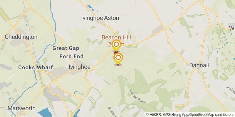 Icknield Way Trail spur 1 Map