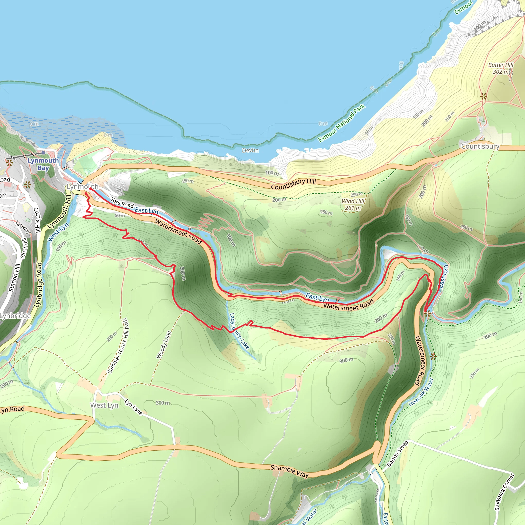 Watersmeet and the Cleeves mobile static map