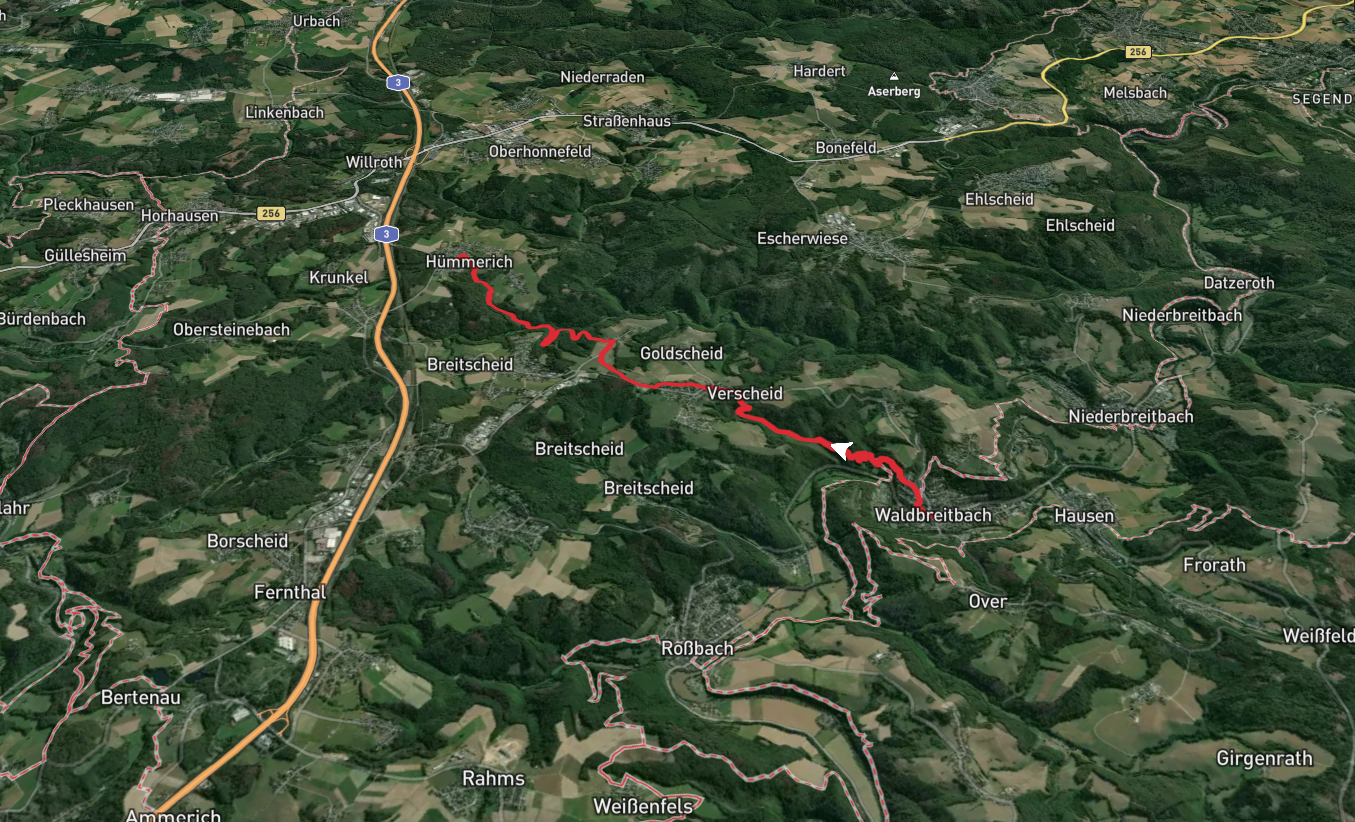 Waldbreitbach to Huemmerich via Waller Tour Baerenkopp