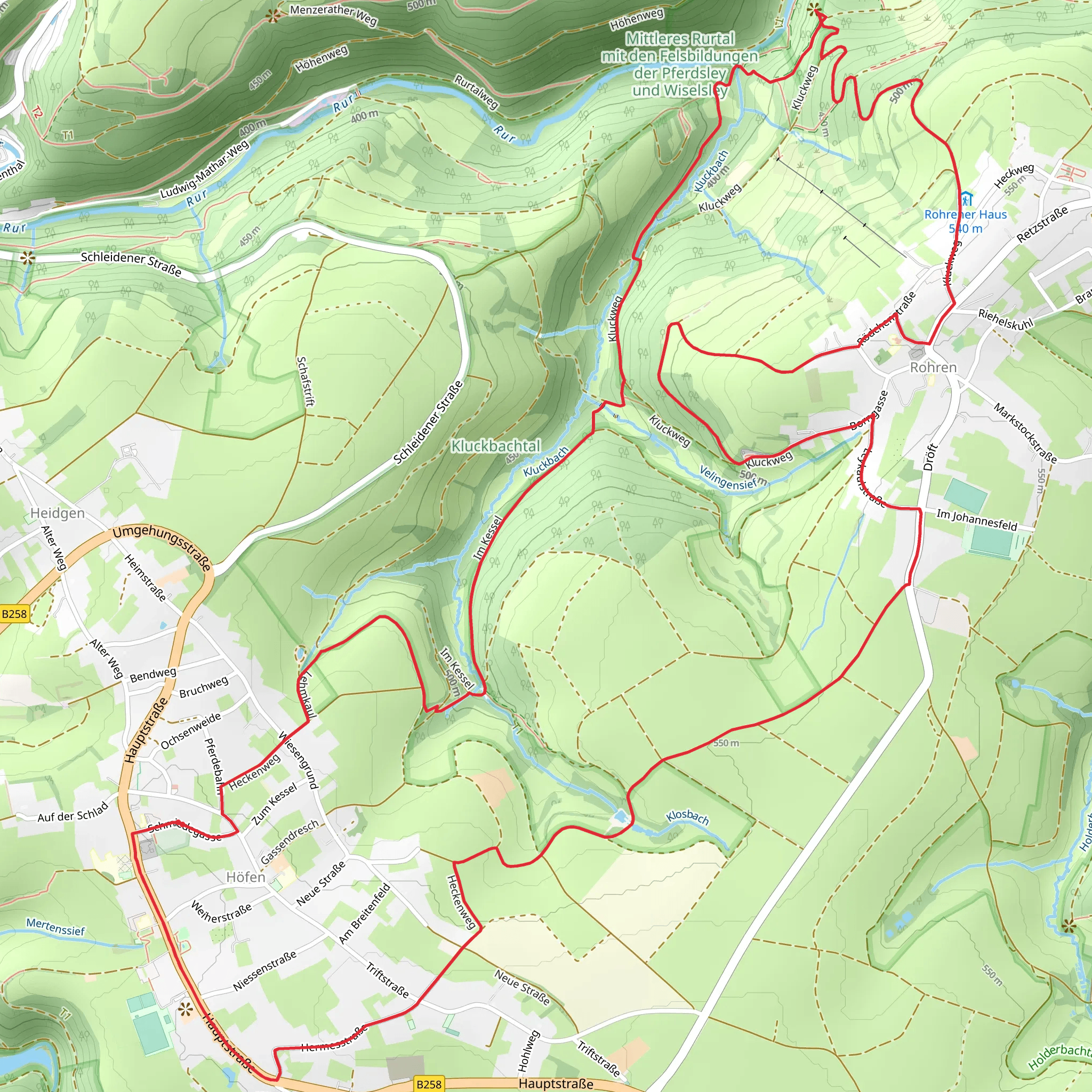 Holz-Mueglenrad and Eifelblick Perdsley via Eifelsteig mobile static map