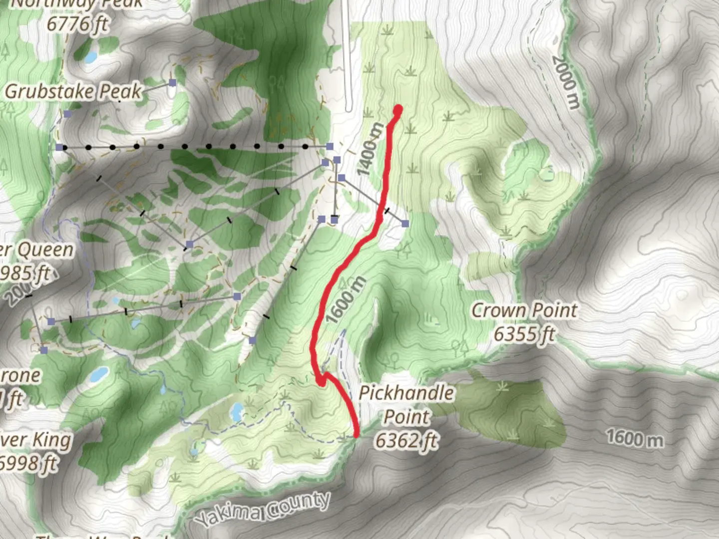 An image depicting the trail Silver Creek Trail and its surrounding area.