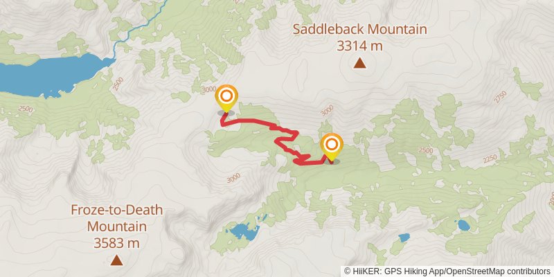 Phantom Creek Trail stage 2 Map