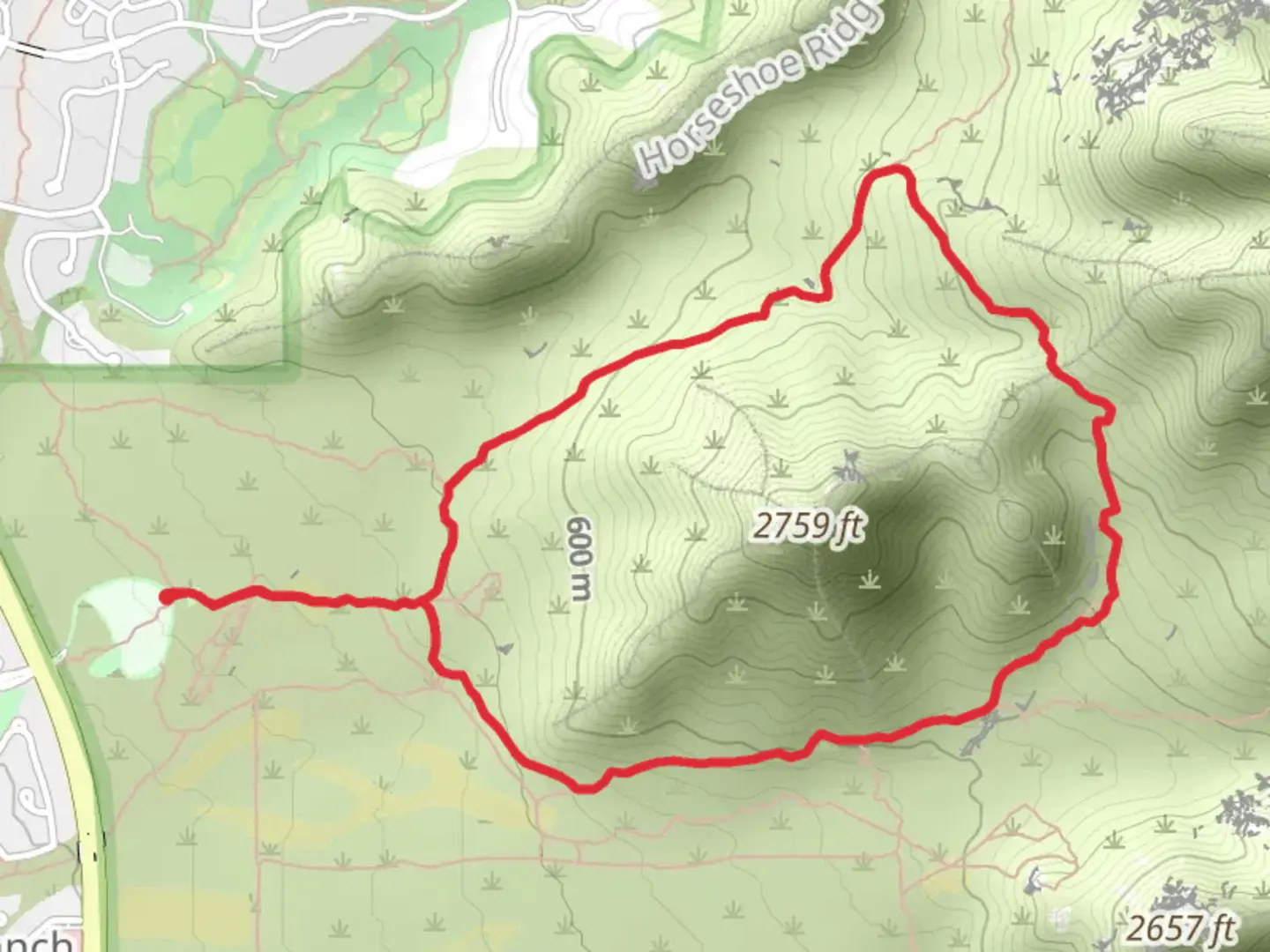 An image depicting the trail Gateway Loop Trail and its surrounding area.